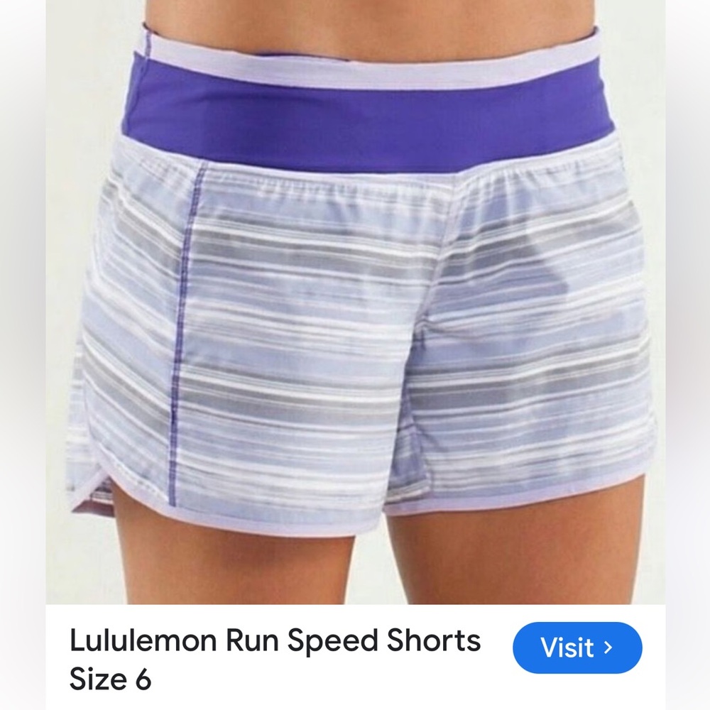 LULULEMON RUN SPEEDUP SHORTS